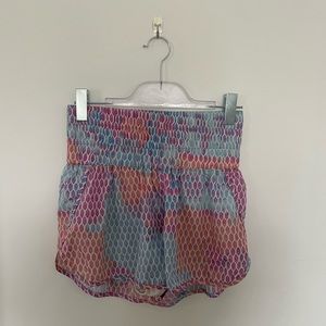 Free people movement the way home multicolored shorts